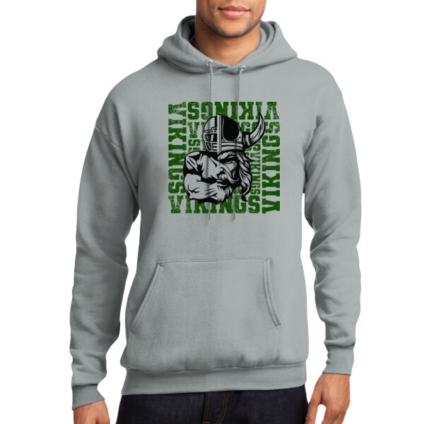 VikingTiled Name Logo - Core Fleece Pullover Hooded Sweatshirt Thumbnail