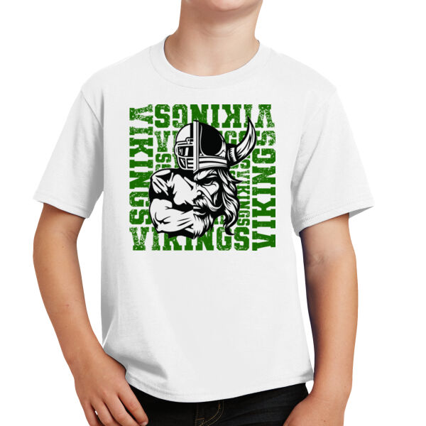 VikingTiled Name Logo - Youth Fan Favorite Tee Thumbnail