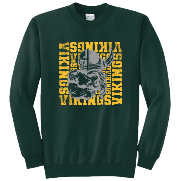 Vikings Yellow - Core Fleece Crewneck Sweatshirt Thumbnail
